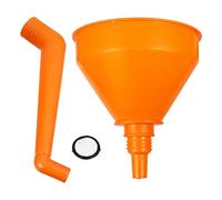 Operitacx Large Capacity Oil Funnel for Motorcycles and Refueling, Right Angle Abs Plastic with Leakproof Design and Easy Operation, Suitable for Liquids and Kerosene, Flexible Extension