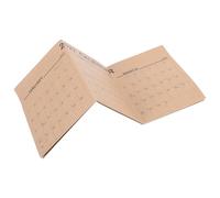 Operitacx Large Kraft Paper Wall Calendar 2027 Erasable Annual Planner with Minimalist Rustic Design for Office and Classroom Use, Modern Khaki Wall Calendar for Yearly Planning