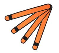 Operitacx LED Glowing Horse Leg Bands Night Safety Gear 4pcs Lightweight Reflective Straps Comfortable Fit High Visibility for Training and Outdoor Activities