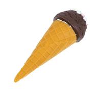 Operitacx Lifelike Artificial Ice Cream Cone Prop Realistic Waffle Cone Decoration Photography Display Home Decor Ice Cream Shop Visual Merchandising