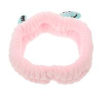 Operitacx Lightweight Coral Fleece Dinosaur Headband for Women, Cute Cartoon Style Makeup Application Hairband, Spa Accessory for Face Washing and New Year's Use
