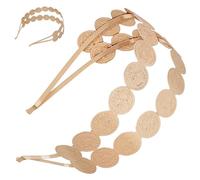 Operitacx Lightweight Metal Coin Headband for Women Stylish Fashionable Headpieces for Weddings Parties and Festivals