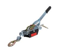 Operitacx Lightweight Wire Rope Tightener Dual Hook Ratchet Power Puller Manual for Electricians Tree Felling Rope Tensioning Tool