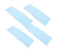 Operitacx Lined Legal Memo Pads Suitable for Office Workers and Students Tearable Paper Notepads 4pcs A5 with Easy to Carry Design, Portable Blue Notebooks for Work and Study