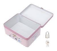 Operitacx Lockable with Tinplate Password Box Storage for Lock Small Change and Jewelry Storage Container Organising Bracelets Desktop Use Suitable for Home and Hotel