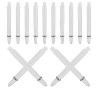 Operitacx Long Flights Dart Rod 50Pcs Nylon Shafts 2Ba Thread Soft Tip with Carry Case for Easy Transport for Competitive and Recreational Use