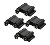 Operitacx Magnetic Door Latch for Cabinets and Closets Black Double Head Push Catch Closures Durable Material Easy to Install Magnetic Cabinet Latches for Home Furniture
