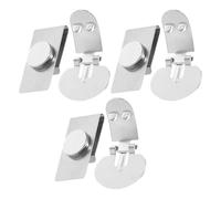 Operitacx Magnetic Tie Clips 3 Pairs Stylish Professional Image Stainless Steel Invisible Tie Stay with Automatic Positioning with Anti-wrinkle for Men for Wedding and Events