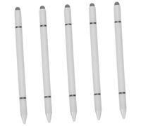 Operitacx Magnetic Touch Screen Stylus Pen 5pcs Plastic White High Precision for Writing Drawing Note-Taking Ergonomic Design for Tablets Smartphones Business Meetings Creative Work