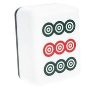 Operitacx Mahjong Shaped LED Desk Lamp Adjustable Eye Caring Night Light for Bedroom Dorm Portable Emergency Lighting Warm Brightness Compact Safe Design for Home Use