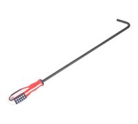 Operitacx Manhole Cover Lifter Tool with Plastic Handle and Stainless Steel Construction, Comfortable to Hold Manhole Lifting Hook for Industrial Use and Door Pulling