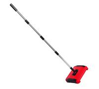 Operitacx Manual Sweeper Carpet Floor Cleaner with Pp and Stainless Steel Multifunctional Quiet Push Design for Home Use