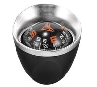 Operitacx Marine Compass for Car Dashboard and Boat, Dash Mount Compass with Direction Orientation, Black Abs and Acrylic Material, Sphere Shape, Suitable for Watercraft and Off-road
