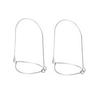 Operitacx Mason Jar Hooks Wire Handles Hangers 10 Pcs Stainless Steel Easy to Install Rust-Resistant for 70mm Mason Canning Jars Suitable for Courtyard and Wedding Decoration