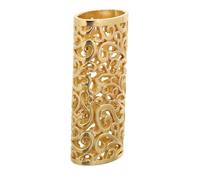 Operitacx Metal Case Cover Outdoor Waterproof with Hollow Pattern Design Vintage Silver Cigarette Sleeve Compatible with Bic