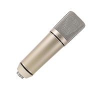Operitacx Metal Condenser Microphone Body Silver Metal Tube Shell with Internal Suspension and Xlr Connector to Reduce Airflow Turbulence and Minimize Vibrations, for Studio and Interview