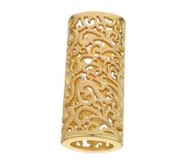Operitacx Metal Lighter Case with Hollow Pattern, Vintage Protective Sleeve Compatible with Bic J6, Outdoor Metal Cigarette Lighter Holder Cover for Pocket Storage