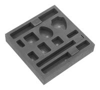 Operitacx Metal Melting Mold Graphite Mould 11 Holes Ingot Mold for Casting Strong