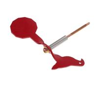 Operitacx Metal Shooting Target Red Bird Shape Reset Target Iron Red Fast Setup Protective Coating for Outdoor Practice Range and Shooting Range