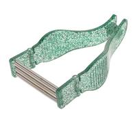 Operitacx Metal Spring Facial Hair Remover for Women Manual Hair Removal Tool with Spring Epilator Full Face for Sensitive Skin Green