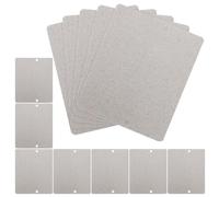 Operitacx Mica Heat Insulation Sheets High Temperature Resistant 12pcs and Easy to Clean Mica Sheets Replacement Parts for Microwave Oven and Toaster for Home Kitchen