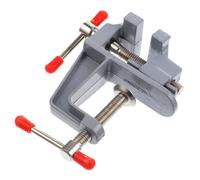 Operitacx Mini Flat Table Vise Clamp Bench Clamp for DIY Jewelry Woodworking Crafts Lightweight Aluminum Alloy Compact Portable Design for Hobbyists and Model Building