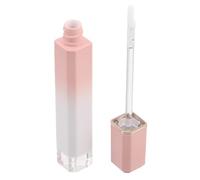 Operitacx Mini Gradient Pink Lip Gloss Tubes Refillable Lip Balm Containers DIY Lipgloss Kit Cosmetic Packaging for Makeup