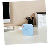 Operitacx Mini Portable Thermal Printer Handheld Label Printer with Data Cable for Office Student Travel Use Lightweight Compact Design for Notes Shipping Memo Academic Organization