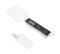 Operitacx Mini Portable with Capacity Scale Measuring Spoon Digital 500g 0.1g High Precision Measurement, Metal and Kitchen Scale for Baking and Cooking