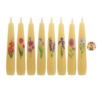 Operitacx Mini Taper Meditation Candles and Elegant Design 10pcs for Mindfulness and Relaxation Long-Lasting Burn for Yoga Rituals and Prayer