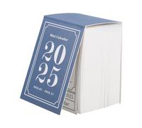 Operitacx Miniature Desk Calendar 2025, Tear off Mini Calendar Daily Calendar, Standing Flip Desktop Calendar for Home Office