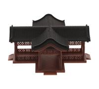 Operitacx Miniature Pagoda Statue Plastic Asian Garden Pavilion Sculpture