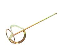 Operitacx Mixer Head Drywall Mud Stirring Rod for Electric Drill Durable Cement Mixing Paddle Attachment for Joint Compound Plaster Mortar Professional Heavy Duty Tool Accessory