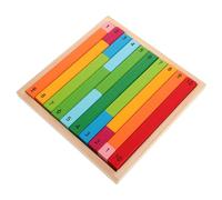 Operitacx Montessori Math Tools Colorful Decimal Counting Rods Educational Manipulatives for Early Learning Centers Kindergarten Math Teaching Aids Visual Decimal Understanding Arithmetic