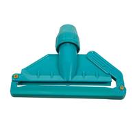 Operitacx Mop Head Clamp Replacement Clip Detachable Floor Mop Handle Part for Household Cleaning Tools with Switch Lock Green