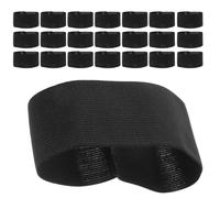 Operitacx Mourning Arm Bands Elastic Simple and Dignified Appearance 24pcs Black Comfortable Polyester Material with Snug Fit for Funeral and Memorial Service Suitable for Men and Women