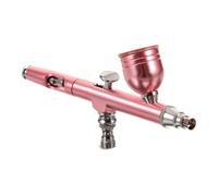 Operitacx Multi-Functional Airbrush Kit for Cake Decorating and Wall Painting with Precise Control, Aluminium and Copper Material, Suitable for Colour Painting and Baking Art
