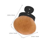 Operitacx Multifunctional Blush Brush Powder Brush 3.34x2.75x2.75in Comfortable Touch Elegant Design Suitable for Skin Types Women Beauty Enthusiasts Daily Makeup Tools