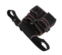Operitacx Multifunctional Electrician Tool Pouch Waist Bag Durable Oxford Cloth Multi Pocket Organizer Belt Storage Holder for Technicians and Handymen Coffee Color