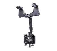 Operitacx Multifunctional Retractable Rearview Mirror Phone Holder for Car Rotatable Mobile Stand with Soft Cushioned Claws Stable Grip for Navigation Calls and Videos Rough Roads