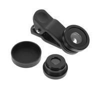 Operitacx Multipurpose Phone Camera Lens Kit with 0.67x Wide Angle and 0.4x Macro Lenses, Lightweight Aluminium Alloy Clip-on Accessories for Mobile Phone Photography