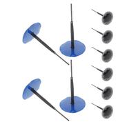 Operitacx Mushroom Tire Repair Rubber Nails Set and Vehicle Auto Puncture Repairs for Roadside Fixes 10pcs with Iron Screws for Quick and Strong Seal, Cold Patch Technology