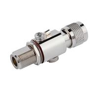 Operitacx N Type Surge Protector Arrestor for Antenna Dc to Low Loss Design Replacement for Outdoor Equipment Fine Craftsmanship for Enhanced Protection
