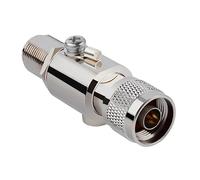 Operitacx N Type Surge Protector Arrestor for Dc to Antennas Compact Design High Frequency Power Protection Replacement for External Antenna Connections