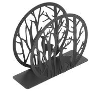 Operitacx Napkin Iron Tree with Black Modern Holder Elk, Design Smooth Tissue Storage Stand and for Stylish Sleek Napkins Hotel Café Table and Dining