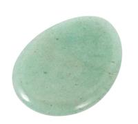 Operitacx Natural Jade Thumb Scraper Massage Stone - Green Aventurine Tool for Relaxing Spa Sessions and Household Muscle Therapy
