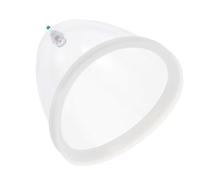 Operitacx Negative Pressure Cupping Therapy Device Body Massage Tool Relief Circulation Abs Material White Salon Acupoint Massage for Body and Fascia Adhesions 5.89x5.31x5.31in