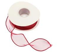 Operitacx Organza Ribbon for Wrapping and Crafting Smooth Textured DIY Bouquet Wrapping Ribbon Lightweight for Holiday Decorations and Present Bows
