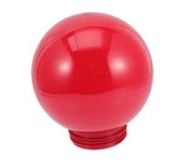 Operitacx Outdoor Lamp Cover Diameter Red Globe Light Shade Replacement for Garden Post Lamps Protective Fixture Cover Guarding Bulbs from Rain and Damage
