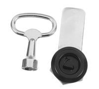 Operitacx Outdoor Trash Can Lock Key with Triangle Socket Compact Metal Cabinet Door Key for Securing Community Bins and Mailboxes Easy Maintenance Wide Compatibility for Public Areas